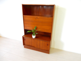 retro vintage boekenkast kast dressoir jaren 60