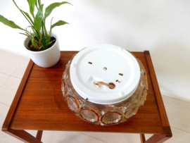 Vintage lamp plafondlamp jaren 60 glas