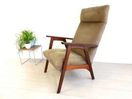 retro vintage fauteuil stoel design jaren 60 teak