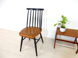 retro vintage stoel spijlenstoel jaren 60 Tapiovaara pastoe stijl