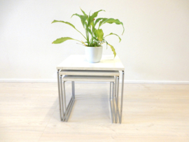 retro vintage bijzettafel jaren 60 / 70 plantentafel mimiset