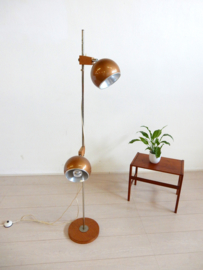 Vintage vloerlamp design bollamp jaren 60