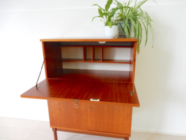 retro vintage kast secretaire bureau jaren 60