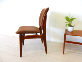 retro vintage stoel eetkamerstoel jaren 60 teak