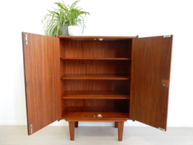 retro vintage kast wandkast boekenkast jaren 60 teak