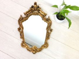 retro vintage spiegel goud brocante