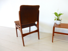 retro vintage stoel eetkamerstoel jaren 60 teak