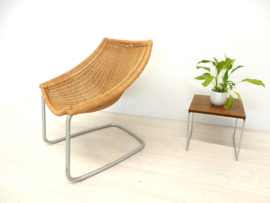 Vintage fauteuil stoel design bas van pelt ? papercord stoel