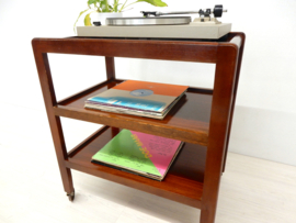 vintage kast jaren 70 lp kast tvmeubel audiokast bijzettafel