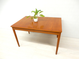 retro vintage eettafel tafel jaren 60 hout uitschuiftafel