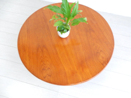 retro vintage salontafel tafel jaren 60 / 70 rond hout