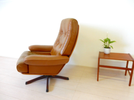 retro vintage fauteuil stoel design jaren 60 g meubel zweden leer