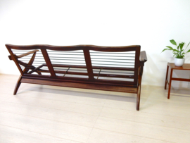 retro vintage bank jaren 60 design Topform teak