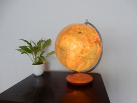 retro vintage wereldbol globe lamp tafellamp voor 1986