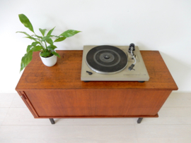 retro vintage kast dressoir audio meubel lp kast platenkast