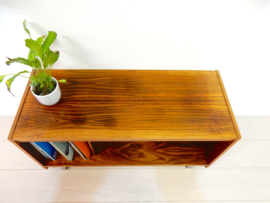 retro vintage kast dressoir audio meubel lp kast platenkast