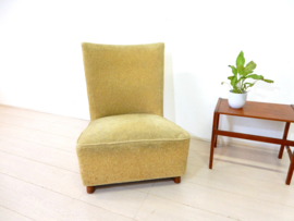 retro vintage fauteuil stoel jaren 50 / 60 laag model