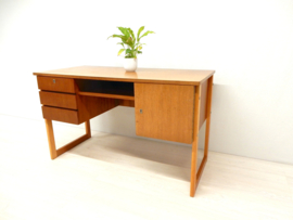 retro vintage bureau jaren 60 / 70 hout laden