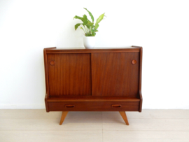 retro vintage ladekast kast klein dressoir jaren 60 tvmeubel