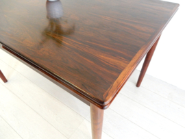 retro vintage eettafel tafel jaren 60 palissander hout