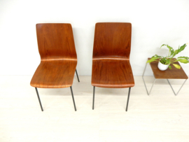 vintage stoel FRISO KRAMER EUROIKA auping jaren 60 plywood