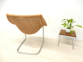 Vintage fauteuil stoel design bas van pelt ? papercord stoel