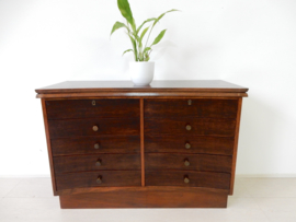 retro vintage ladekast kast dressoir tv meubel jaren 60