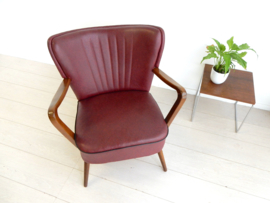 vintage club fauteuil cocktail fauteuil stoel jaren 50 / 60