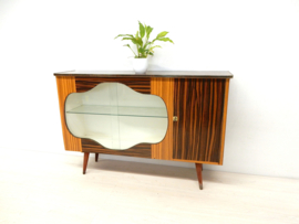 vintage kast barkast jaren 60 vitrinekast drankkast dressoir