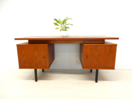 retro vintage bureau jaren 60 teakhout