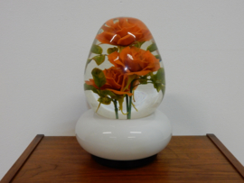 Retro vintage dressoir lamp Bloem / Vaas jaren 70