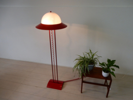 retro vintage vloerlamp lamp jaren 90 rood