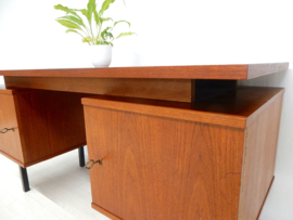 retro vintage bureau jaren 60 teakhout