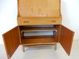 retro vintage kast secretaire bureau jaren 60