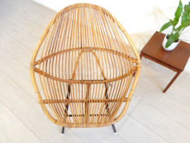 Vintage rotan fauteuil jaren 60