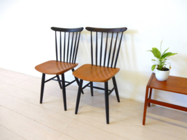 vintage stoel spijlenstoel jaren 60 Tapiovaara pastoe stijl