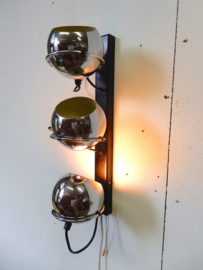 retro vintage lamp wandlamp / leeslamp jaren 60 bollamp Gepo