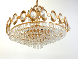 vintage kroonluchter Palwa Palme Walter lamp hanglamp 60s