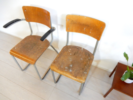 Vintage stoel Industrieel gispen jaren 60