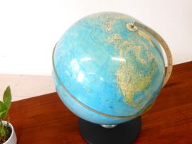 Vintage wereldbol globe lamp