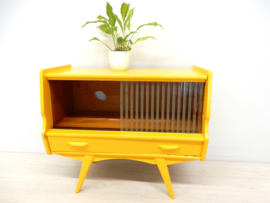 retro vintage ladekast kast dressoir jaren 60 tv meubel