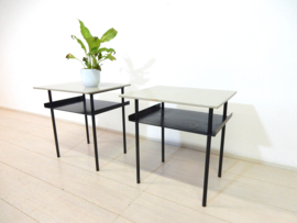 vintage nachtkastje kast Wim Rietveld auping bijzettafel 50s