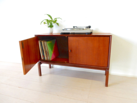 retro vintage kast lp kast dressoir tv meubel jaren 60 platenkast