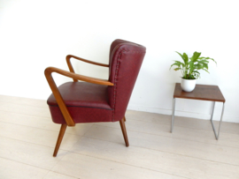 vintage club fauteuil cocktail fauteuil stoel jaren 50 / 60