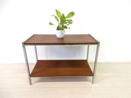 retro vintage bijzettafel jaren 60 tafel plantentafel