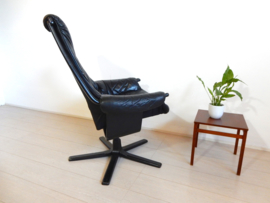 Vintage fauteuil stoel G mobel Zweeds jaren 60 leer