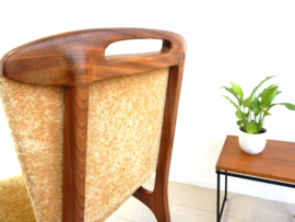 retro vintage stoel eetkamerstoel jaren 60 design teak