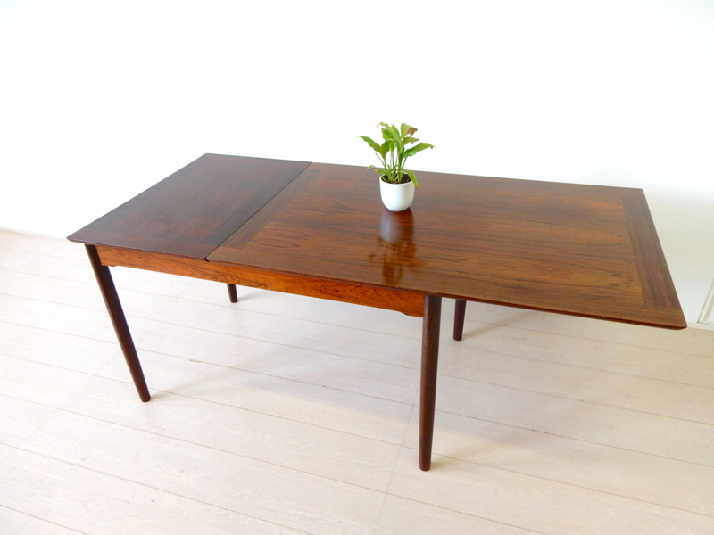 Dek de tafel Tweet Mededogen retro vintage eettafel tafel jaren 60 / 70 palissander hout | Sold Tafels |  viking-vintage