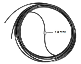 Reserve touw 2.0 mm (2 stuks)