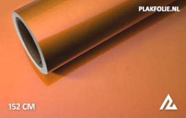 Glans metallic oranje wrapfolie 152CM